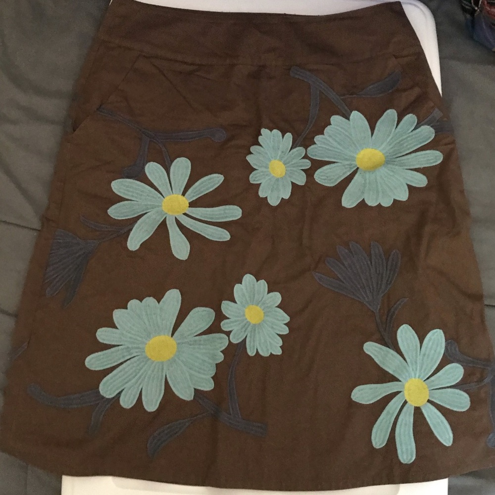 Boden appliqué skirt us10l